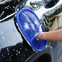 Soft Car Washing Gloves Cleaning Brush Motorcycle Washer Care
