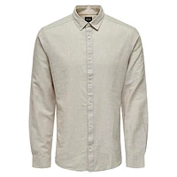 Onscaiden Tapered-Fit Point Collar Solid Shirt