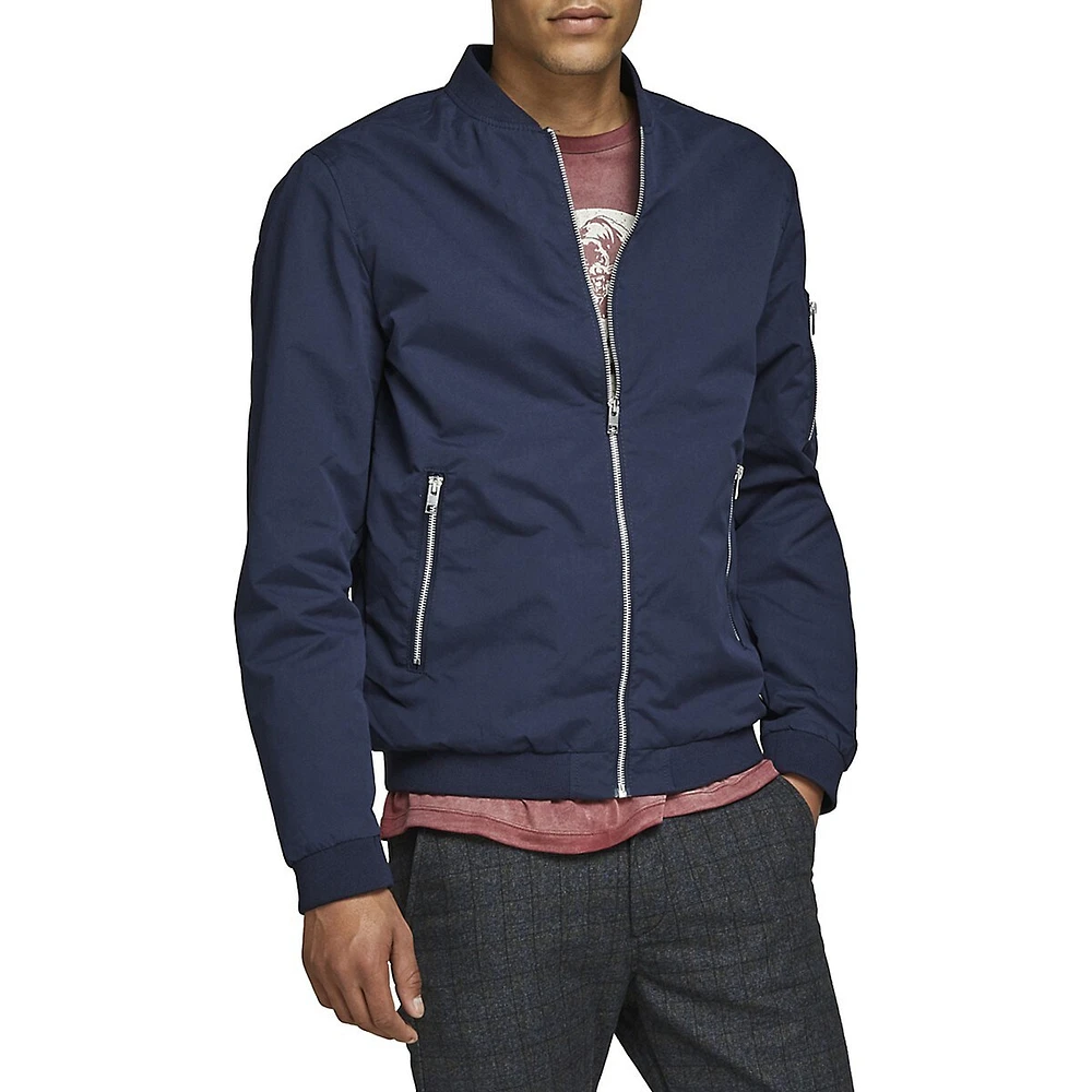 Regular European Fit Bomber Jacket