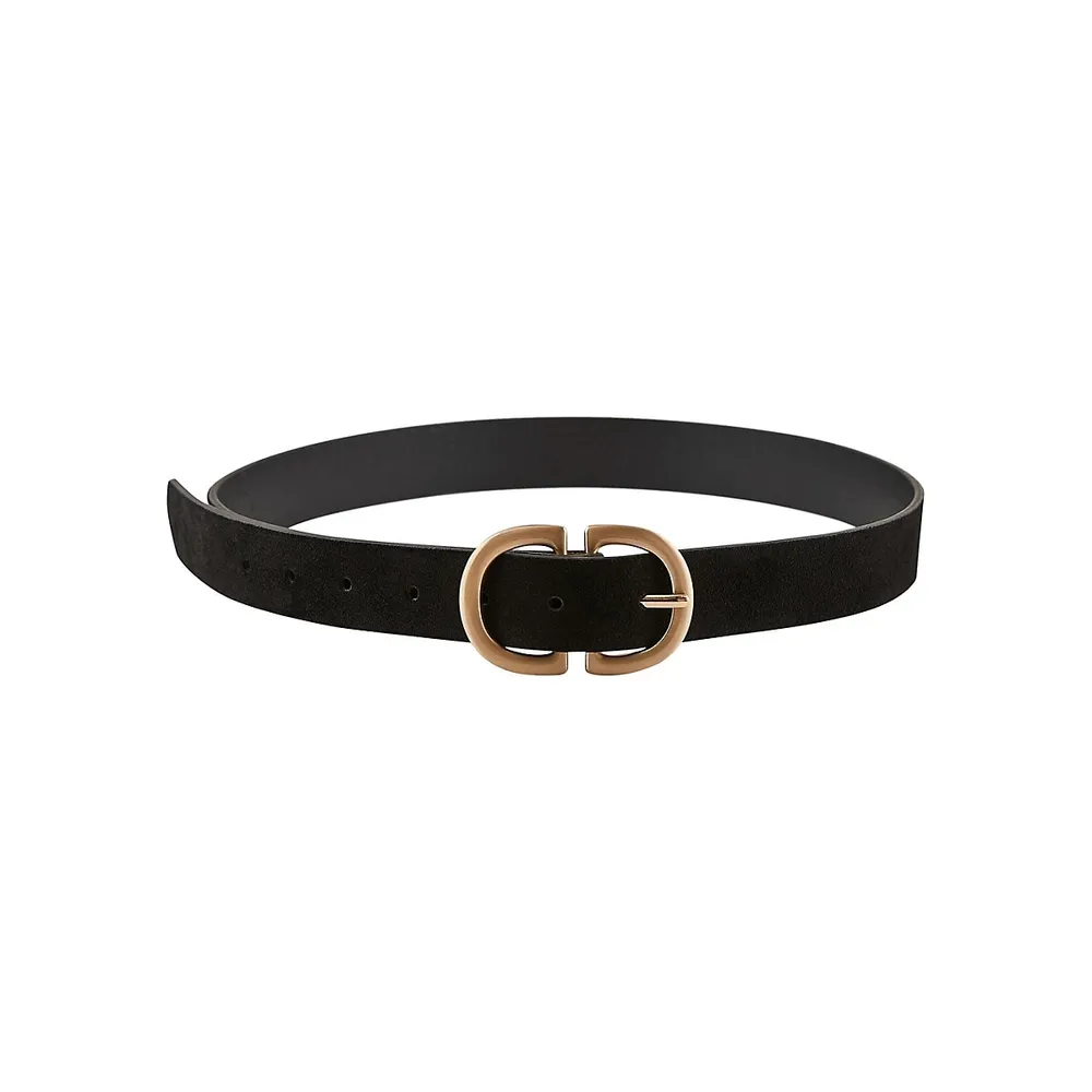 Juva Double-D-Ring Suede Belt