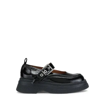 Creepers Mary Jane Leather Shoes