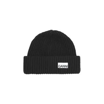 Structured Rib-Knit Wool-Blend Toque