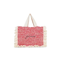 Crochet Organic Cotton Frill Tote