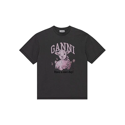Lamb Graphic Cotton T-Shirt