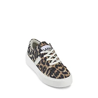 Leopard-Print Cupsole Sneakers