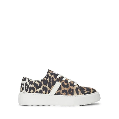 Leopard-Print Cupsole Sneakers