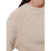 Wool-Blend Knit Pullover