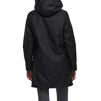 Faux-Shearling Lined Raincoat