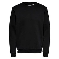 Crewneck Cotton-Blend Fleece Sweatshirt