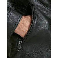 Rocky Faux Leather Moto Jacket