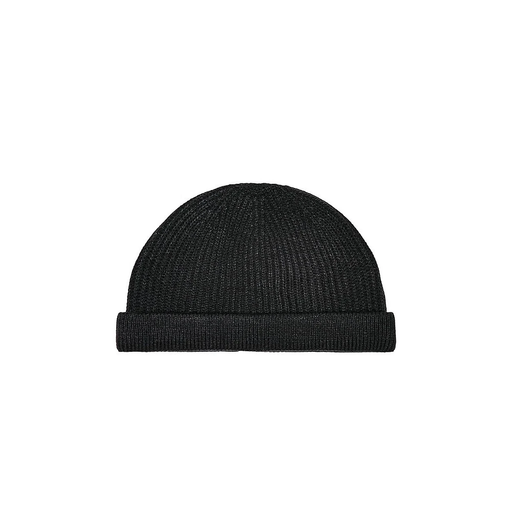Tuque en tricot à coupe courte