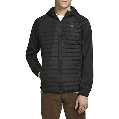 Quilted Lightweight Full-Zip Jacket