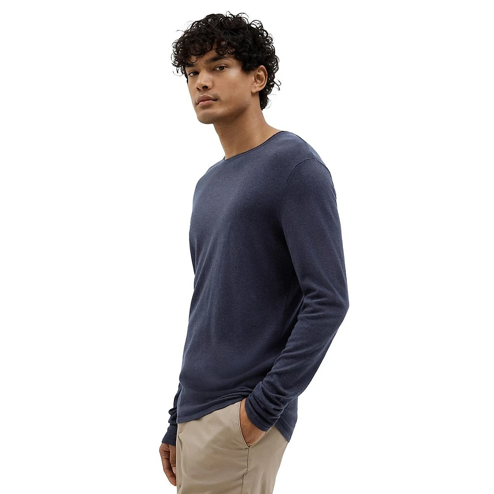 Rome Organic Cotton-Blend Knit Pullover