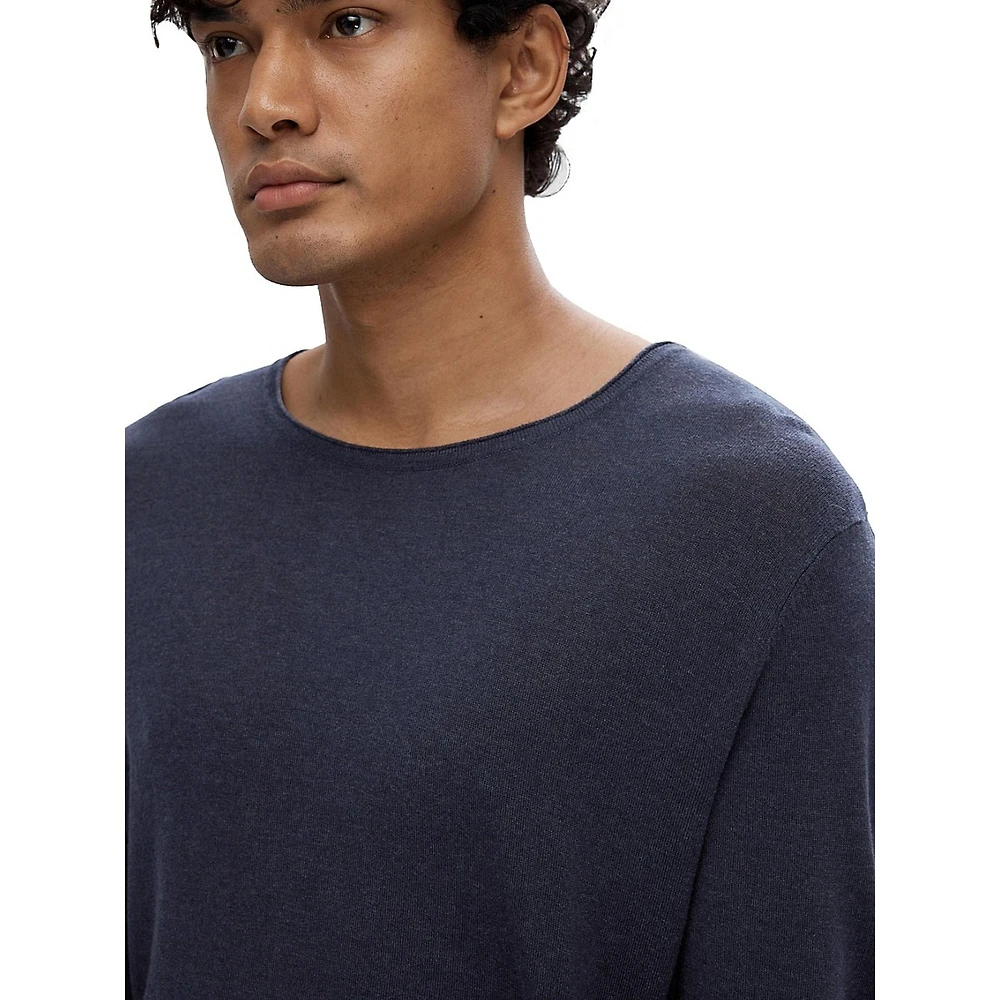 Rome Organic Cotton-Blend Knit Pullover