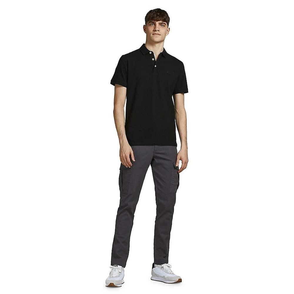 Paulos Tipped Organic Cotton Polo Shirt