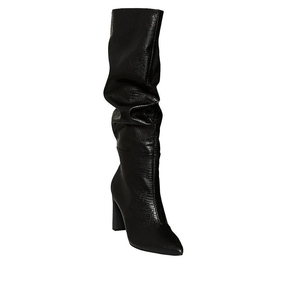Wella Heeled Long Slouch Boots