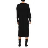Tessa Rib-Knit Midi Dress