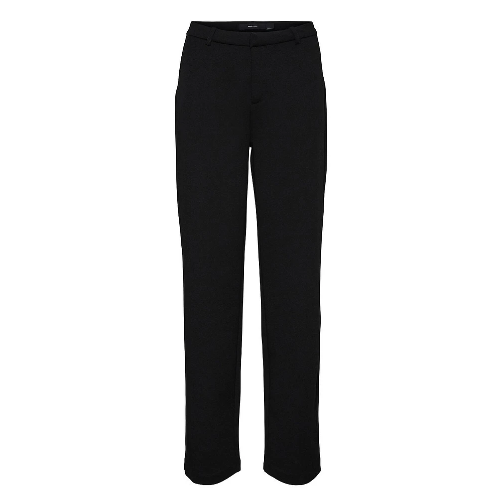 Slim Straight-Fit Dress Pants