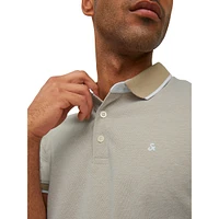 Paulos Tipped Organic Cotton Polo Shirt