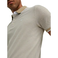 Paulos Tipped Organic Cotton Polo Shirt