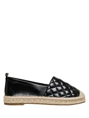 Quilted Espadrille Flats