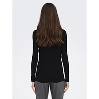 Sille Ribbed Turtleneck Top