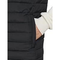 Quilted Mockneck Zip Vest