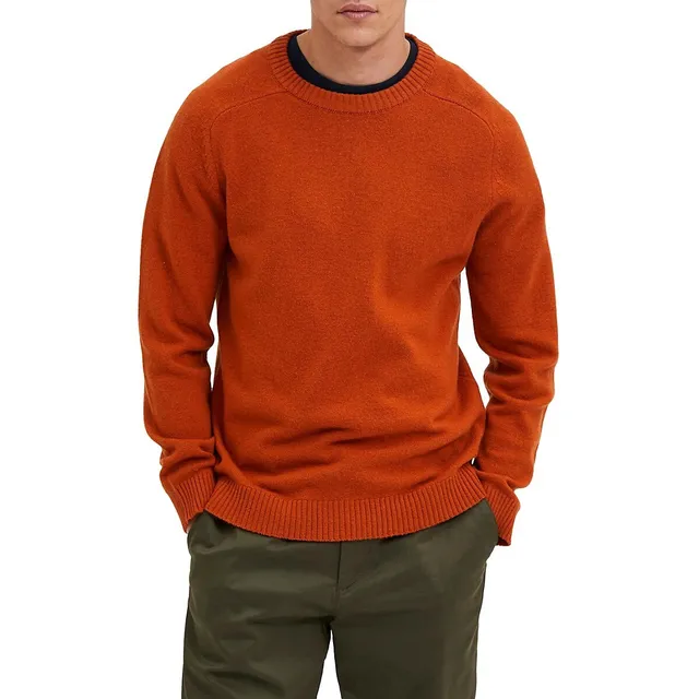 Selected Homme Lambswool Knitted Crewneck Sweater | Shop Midtown