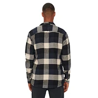 Long-Sleeve Check Cotton Shirt