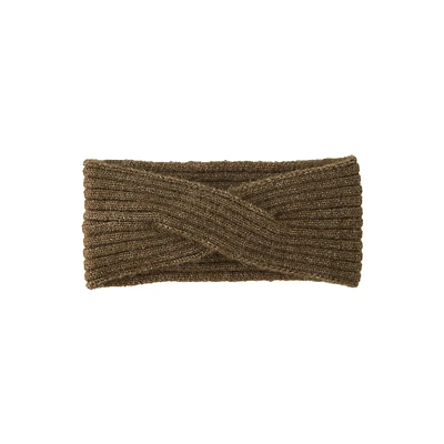 Jeslin Rib-Knit Criss-Cross Headband