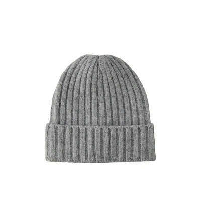 Jeslin Rib-Knit Fold-Up Toque