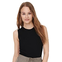 Majli Rib-Knit Cropped Top