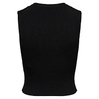 Majli Rib-Knit Cropped Top