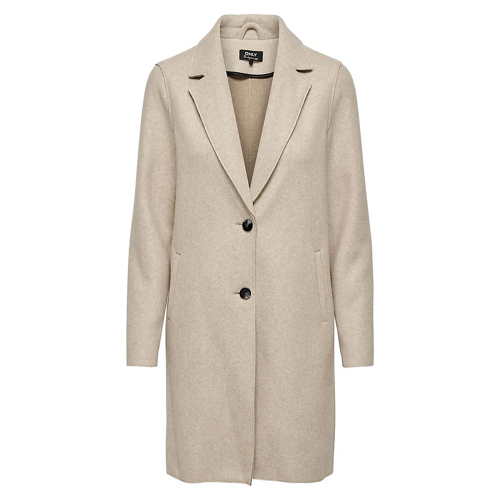 Carrie Single-Breasted Bonded Coat