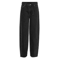 Organic Cotton Wide-Leg 5-Pocket Jeans