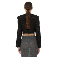 Bouclé Crop Jacket