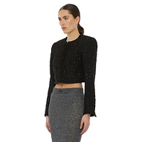 Bouclé Crop Jacket