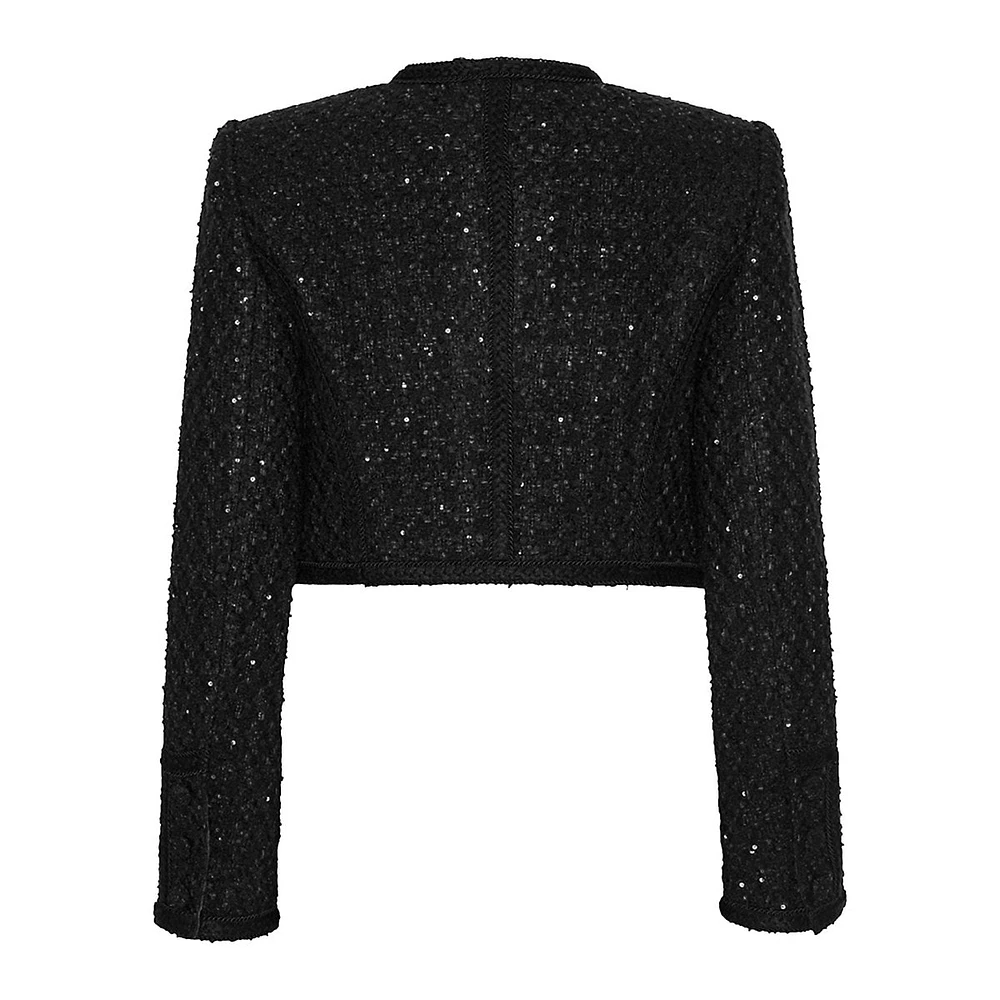 Bouclé Crop Jacket