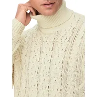 Rigge Cable-Knit Turtleneck Sweater