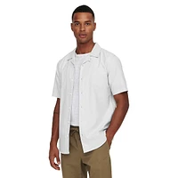 Alvare Slim-Fit Oxford Camp Shirt