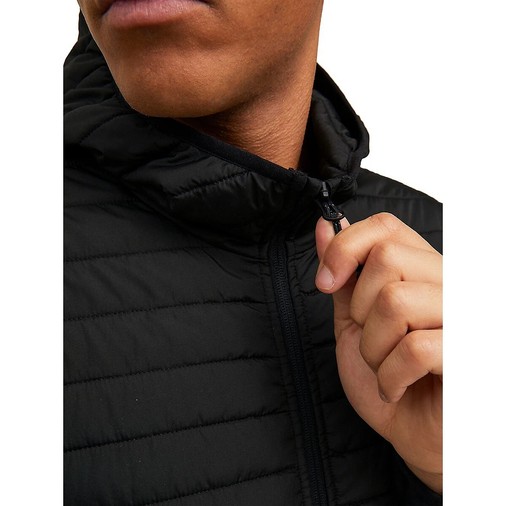 Quilted Lightweight Full-Zip Jacket