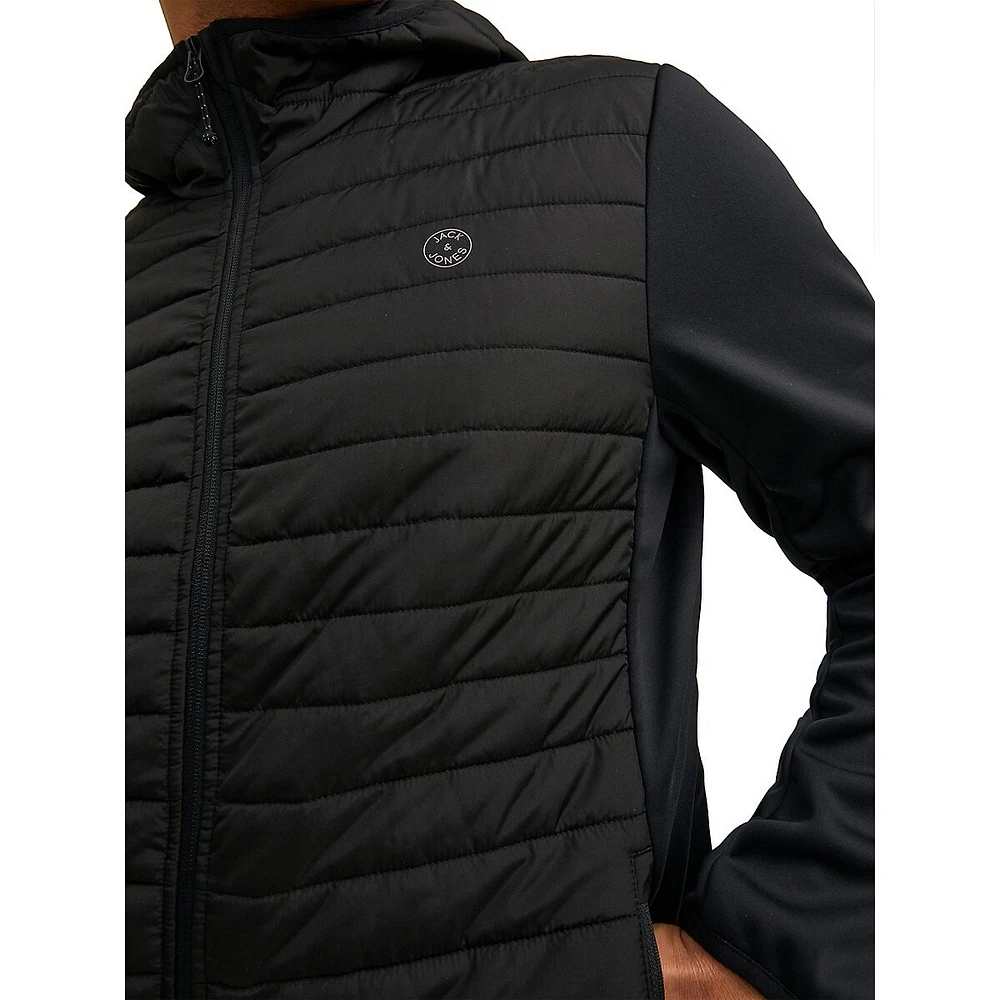 Quilted Lightweight Full-Zip Jacket