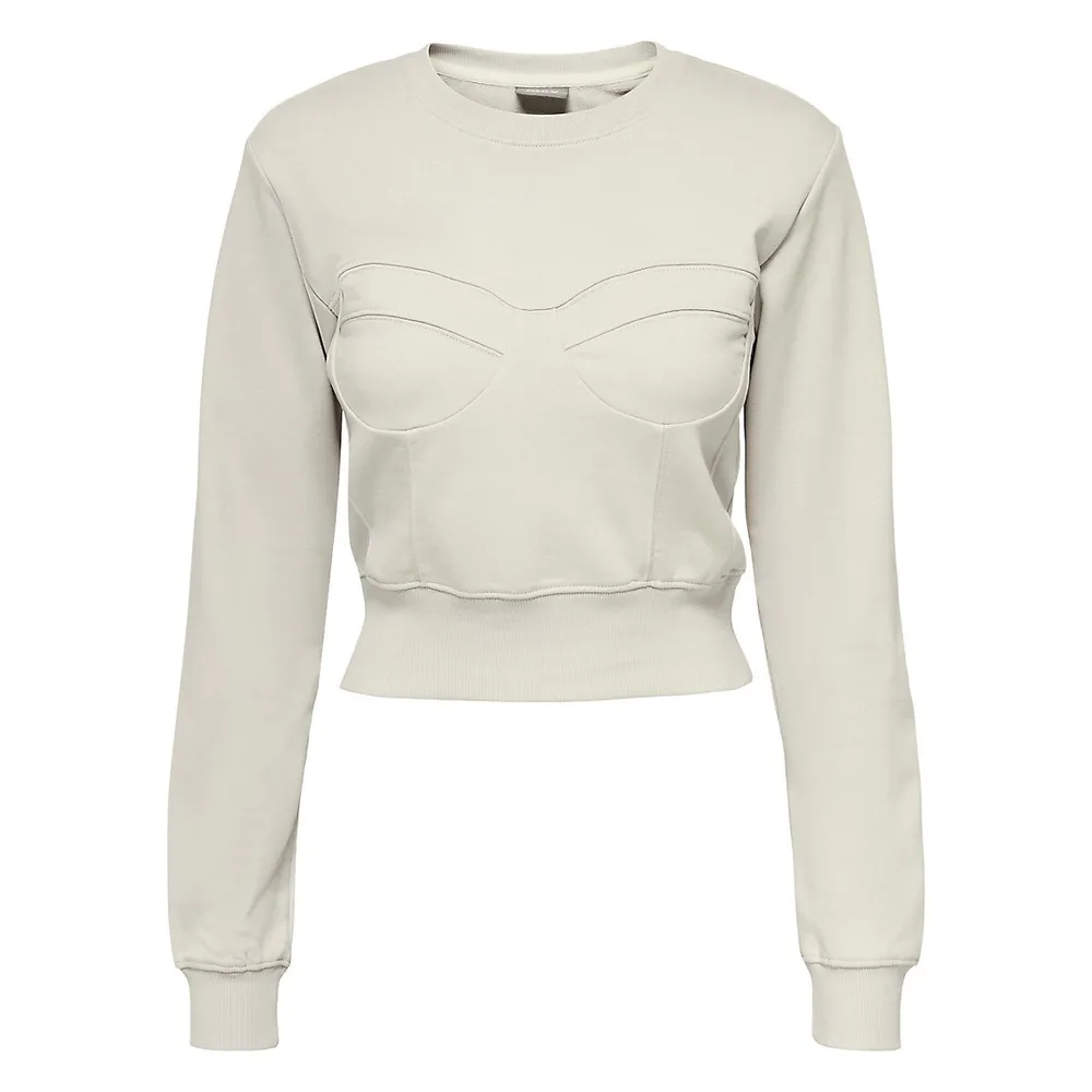 Jane Corset-Style Sweatshirt