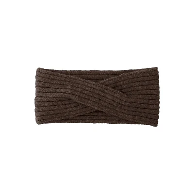 Jeslin Rib-Knit Criss-Cross Headband