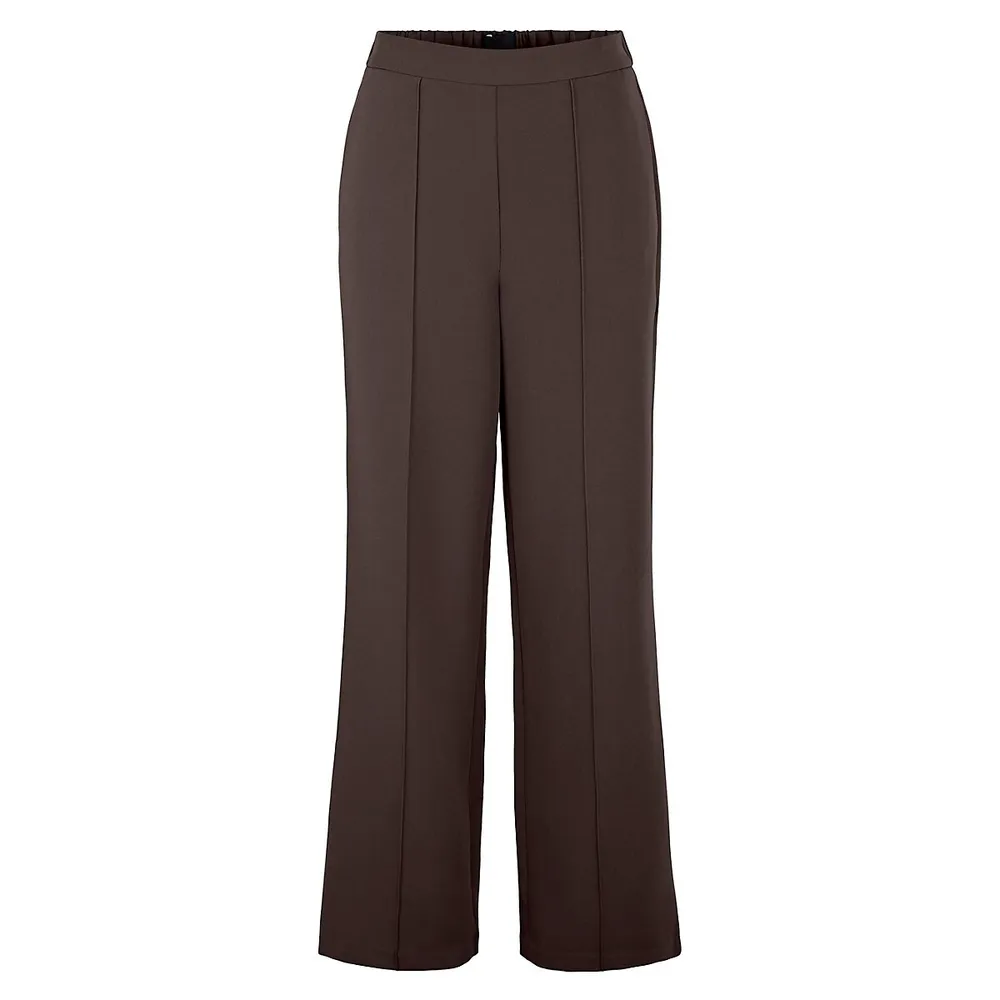 Bossy High-Waist Wide-Leg Pants