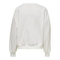 Printed Drop-Shoulder Sweatshirt