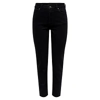 Emily High-Waist Straight Leg Ankle Jeans