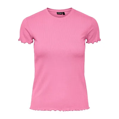 Nicca Lettuce-Trim Ribbed Top