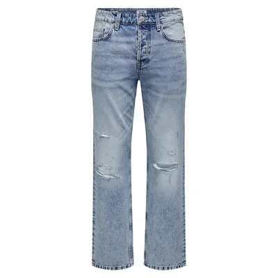Edge Loose-Fit Distressed Jeans