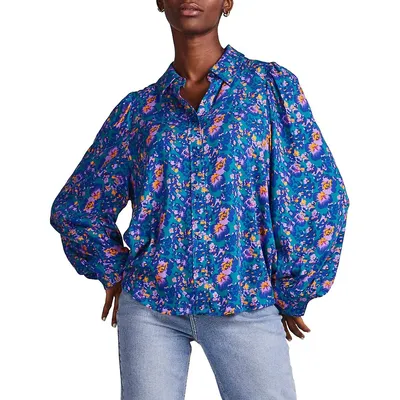 Orchi Floral Loose-Fit Shirt